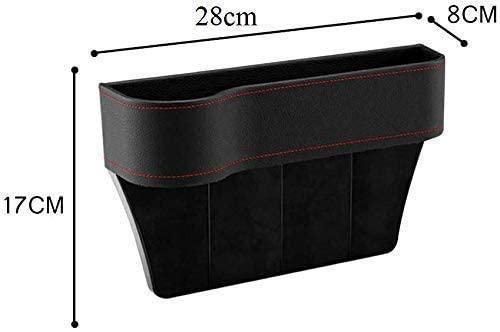 Seat Pockets PU Leather Car Console Side Organizer Pack of 2 cs2856-ri