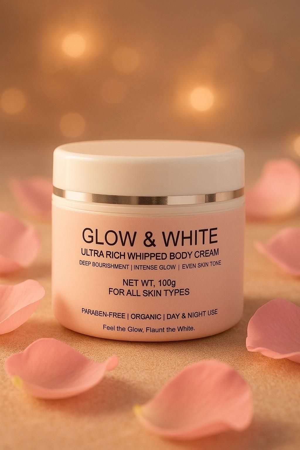 Glow & White Body Cream 100gm Each (Pack of 2) cs2856-ri