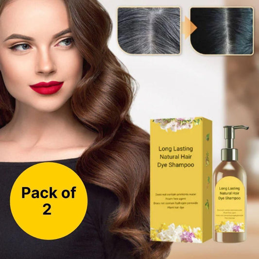 Long Lasting Natural Hair Dye Shampoo - 2 cs2856-ri