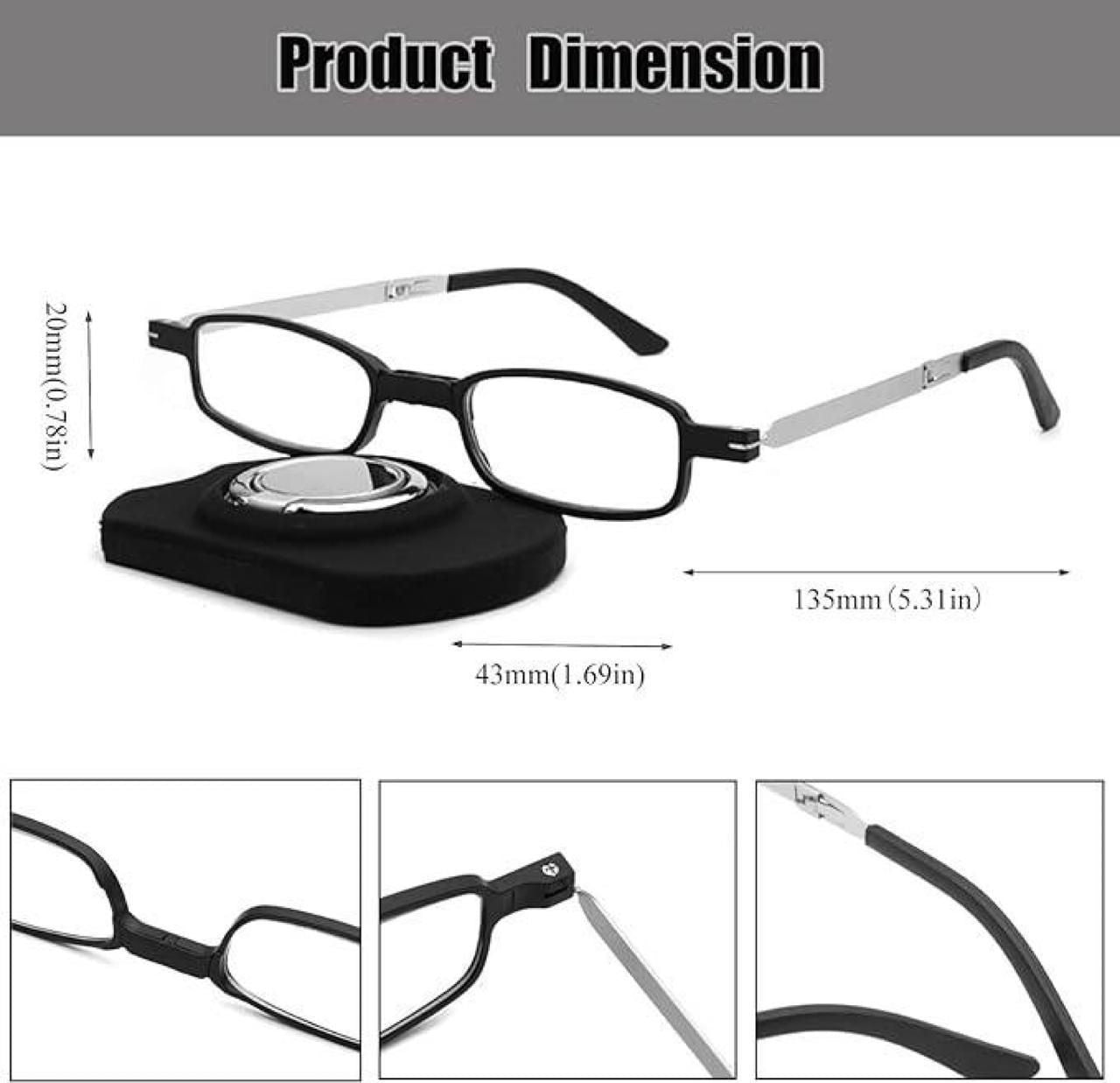 Anti Blue Light Folding reading Glasses For Men cs2856-ri