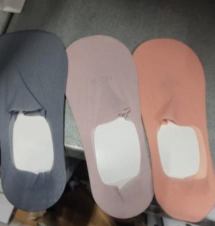 Silicone Non-slip Invisible No Show Socks(Pack Of 1) cs2856-ri