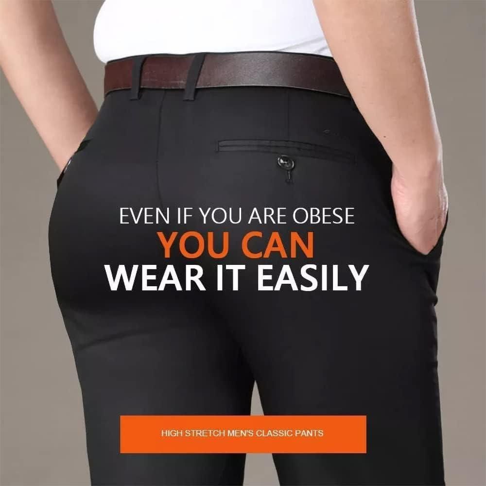 High Elasticity Men's Classic Pants (Pack of 3) cs2856-ri