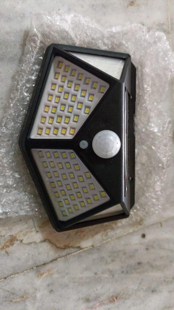 Solar Lights-Bright Solar Wireless Security Motion Sensor 100 Led Night Light for Home and Garden ,Outdoors cs2856-ri