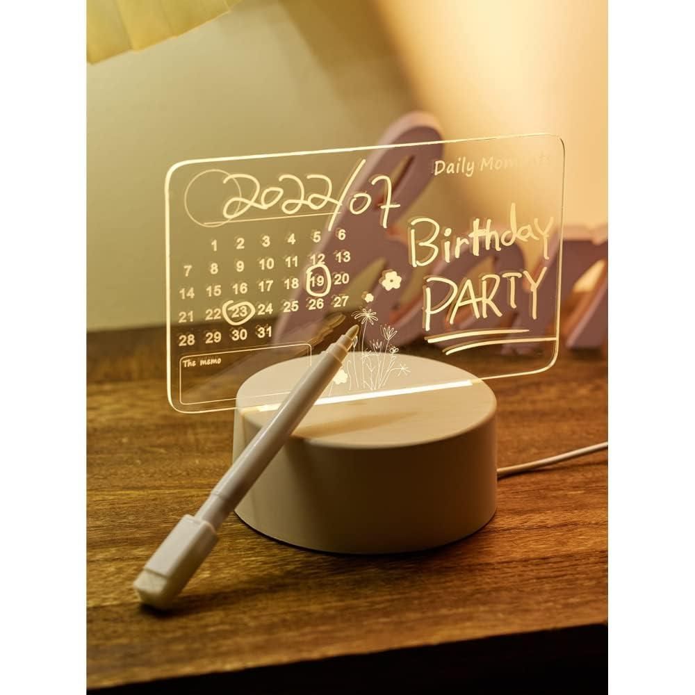 3d Acrylic Writing Board with Pen and Light cs2856-ri