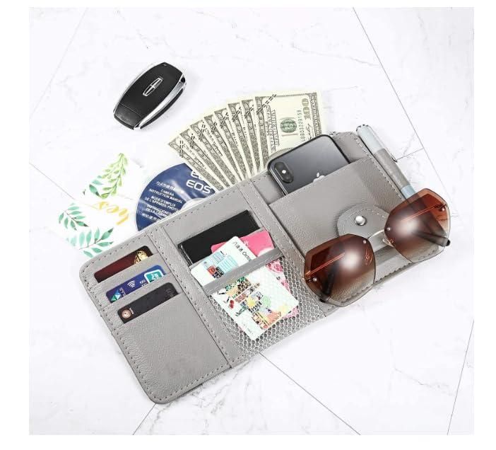 Car Styling Visor Organizer Auto Sun Visor Storage Pouch Car Organizer cs2856-ri