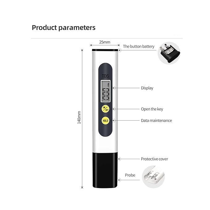 Water TDS Meter Tester cs2856-ri