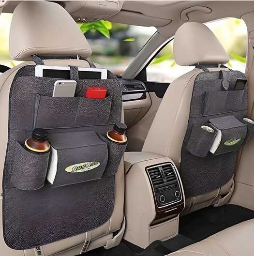 Car Back Seat Storage Organizer (Pack of 2) cs2856-ri