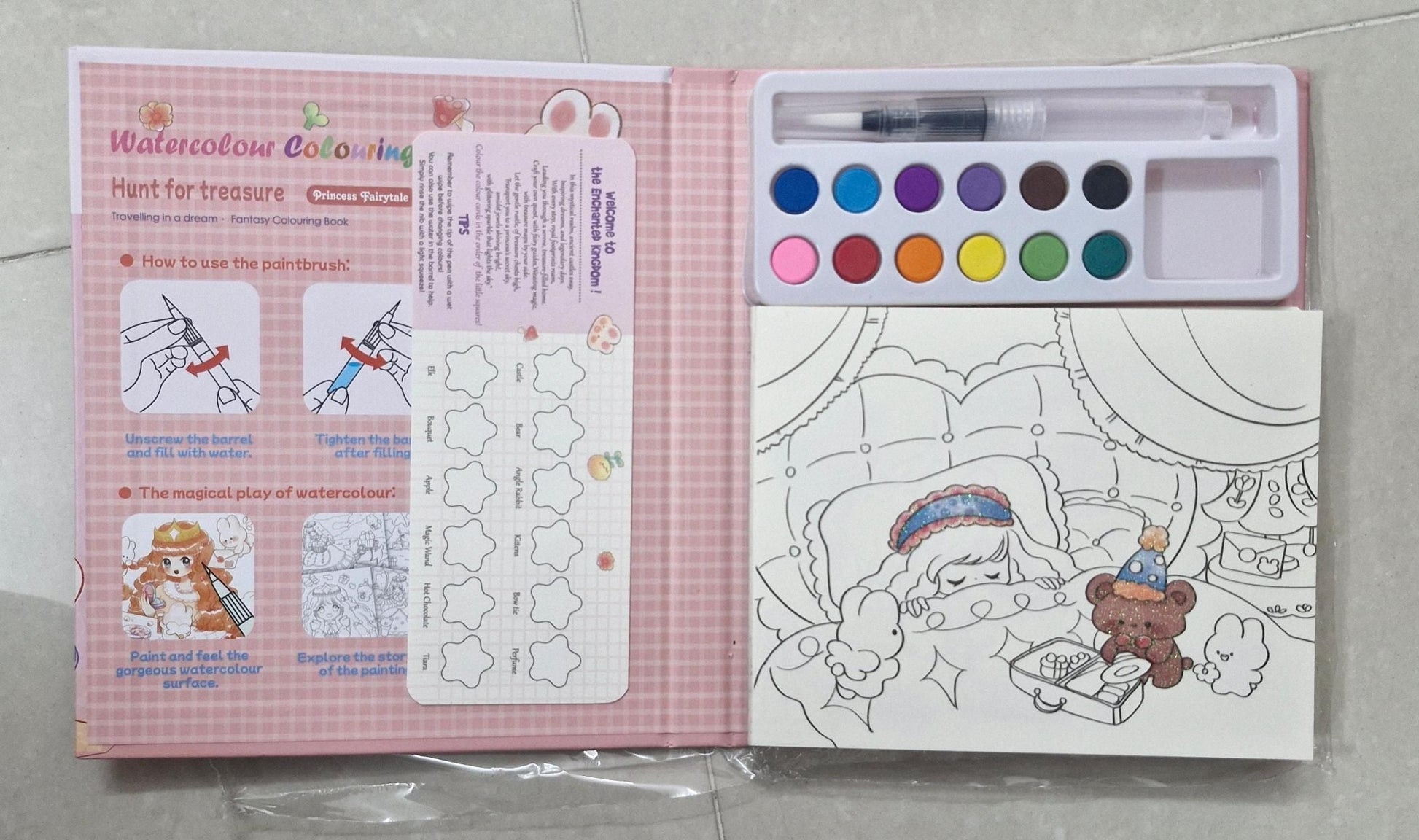 Cartoon Art Coloring Painting Set for Kid's cs2856-ri