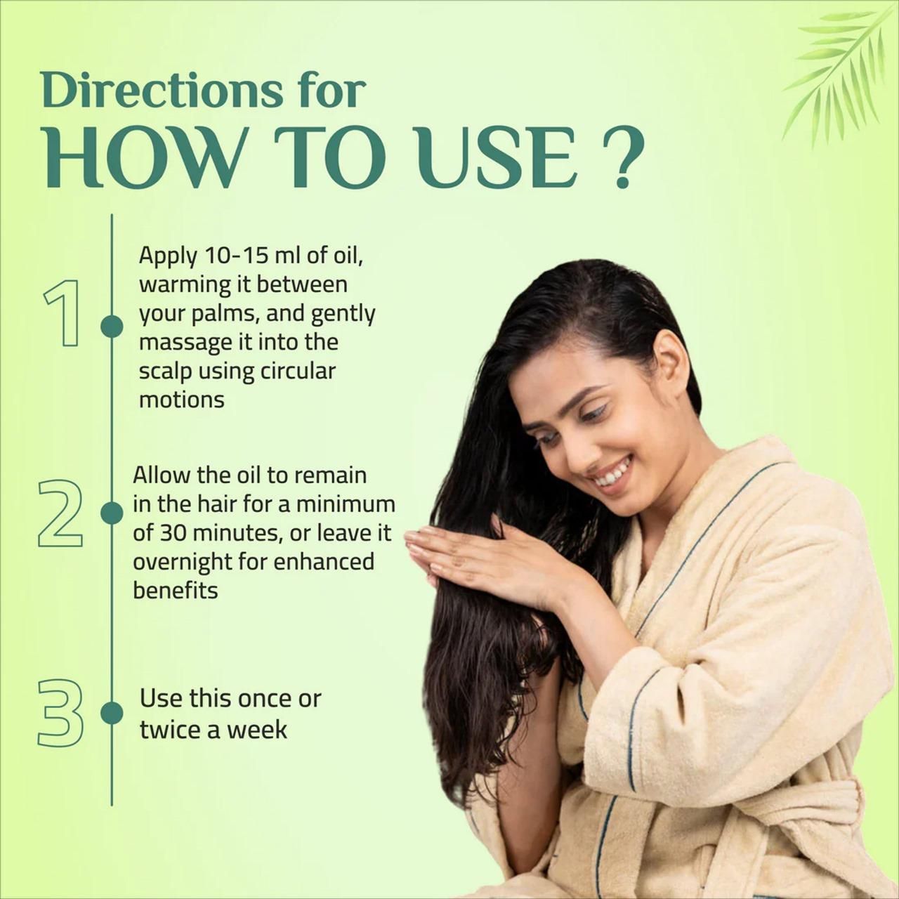 3 in 1 Hair Oil - 50ML (Pack of 2) cs2856-ri