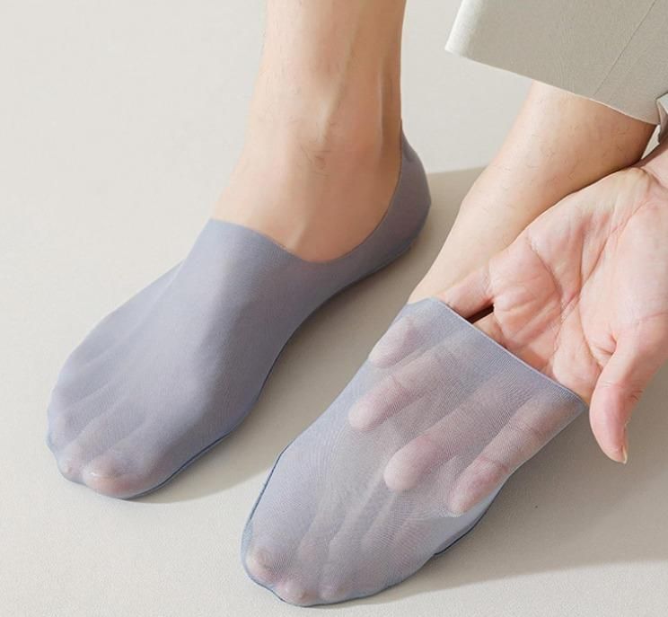 Silicone Non-slip Invisible No Show Socks(Pack Of 1) cs2856-ri