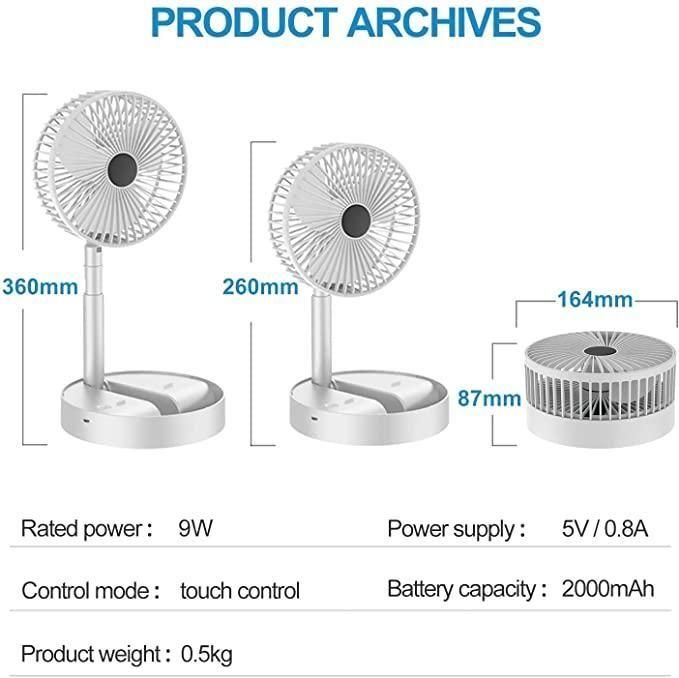 Mini Handheld Portable USB Fan cs2856-ri