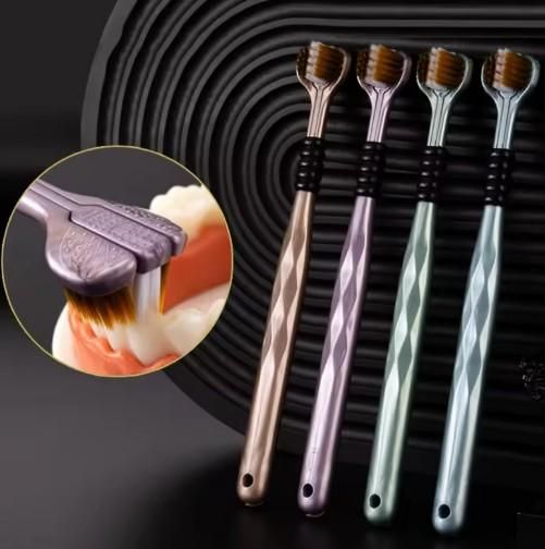 3 SIded Tooth Brush Pack of 4 cs2856-ri