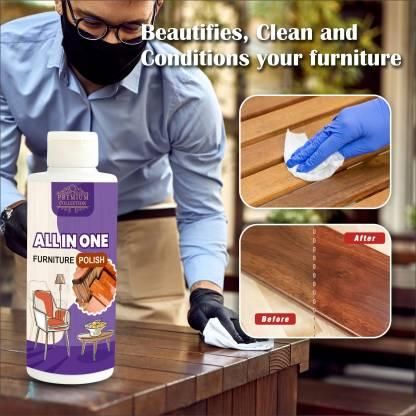 Polish Furniture Cleaner Shiner Floor Coating Paint Wood 100ML (Pack of 3) cs2856-ri