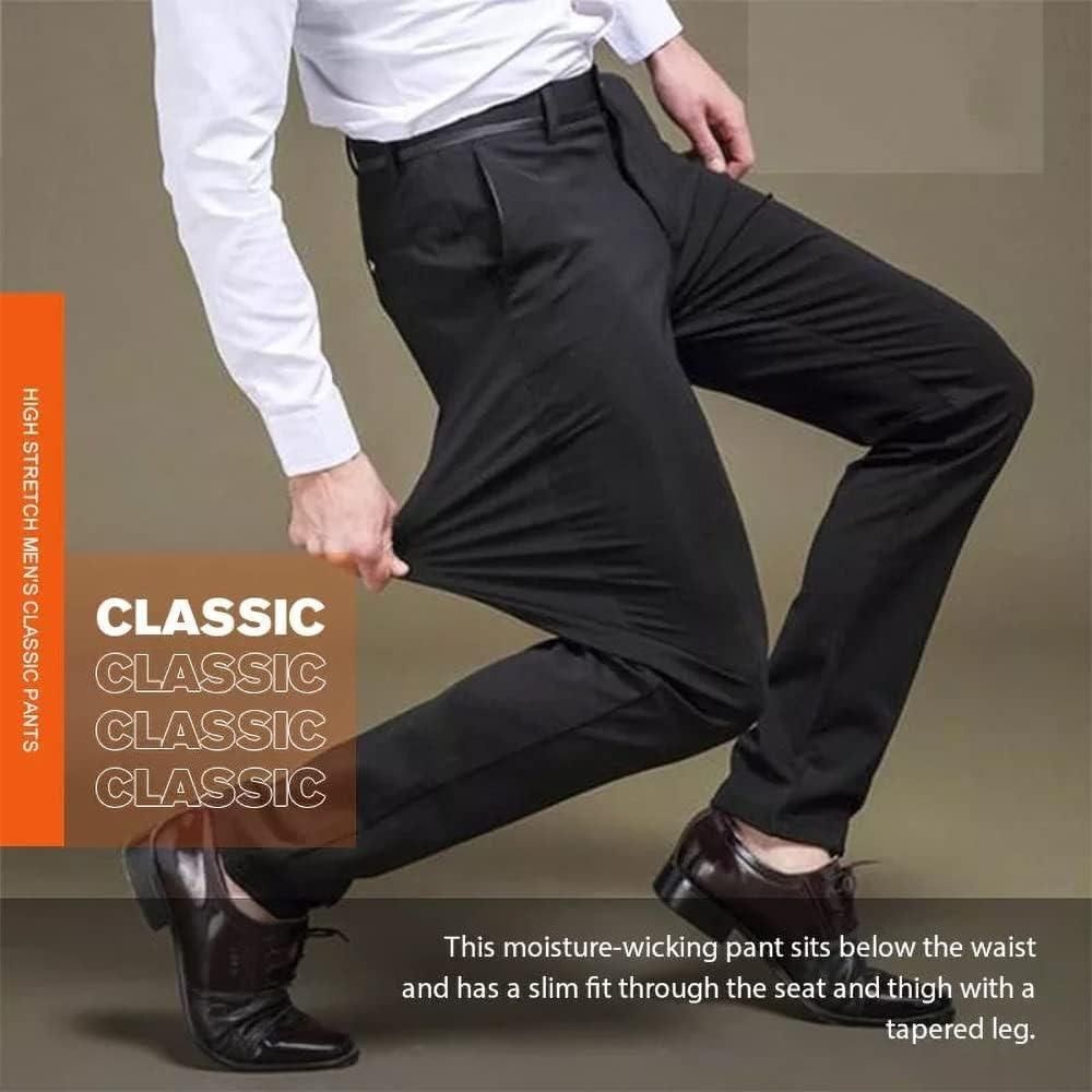 High Elasticity Men's Classic Pants (Pack of 3) cs2856-ri