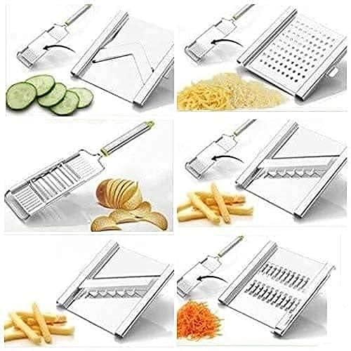 6 in 1 Stainless Steel Manual Vegetable Cutter cs2856-ri