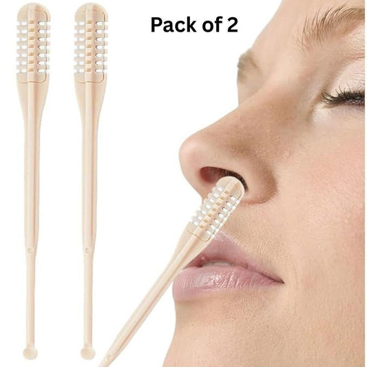 Nose Hair Cutter 360 Degree Rotating Manual Nose Hair Removal Tool Pack of 2 cs2856-ri
