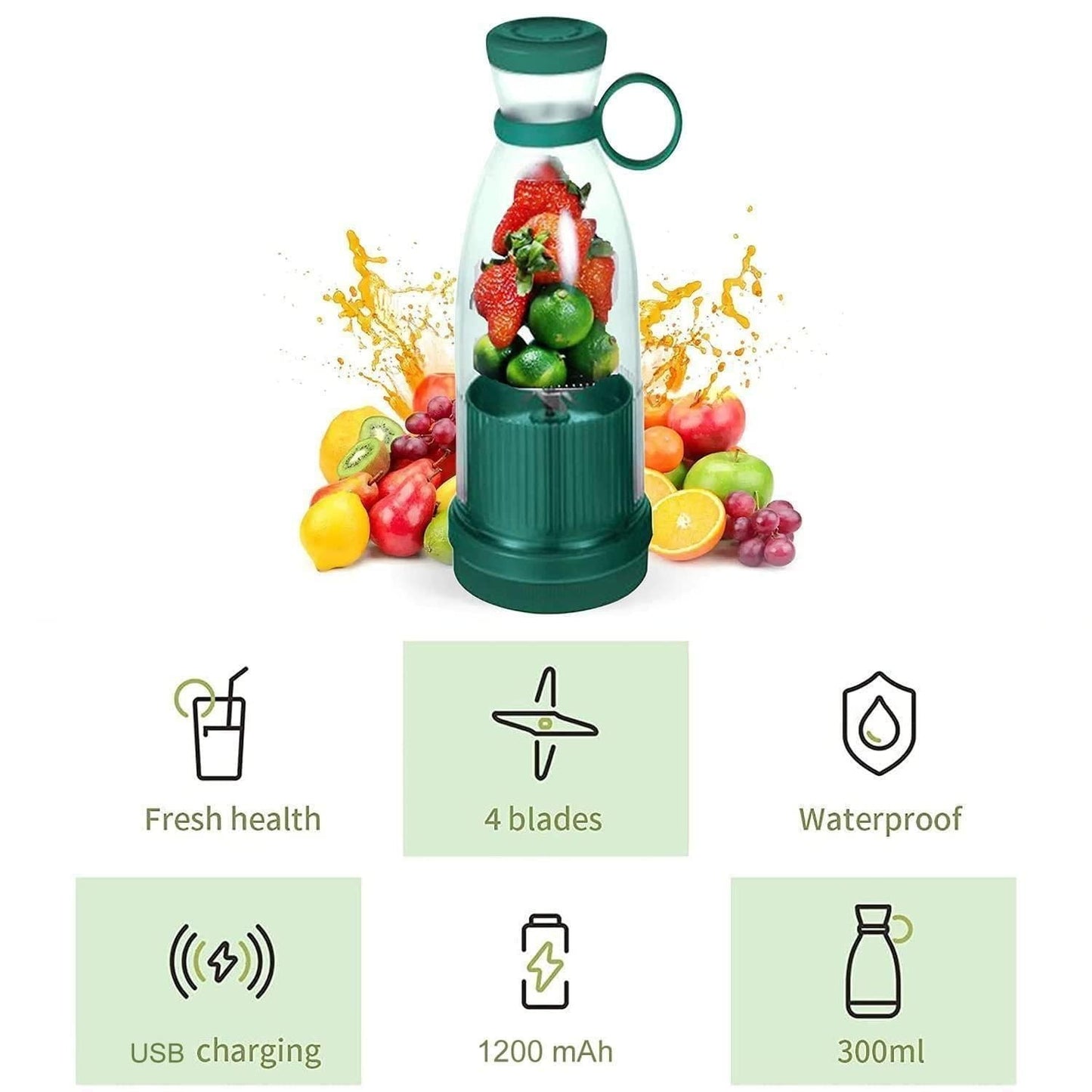 Electric Portable Mini Juicer Bottle cs2856-ri