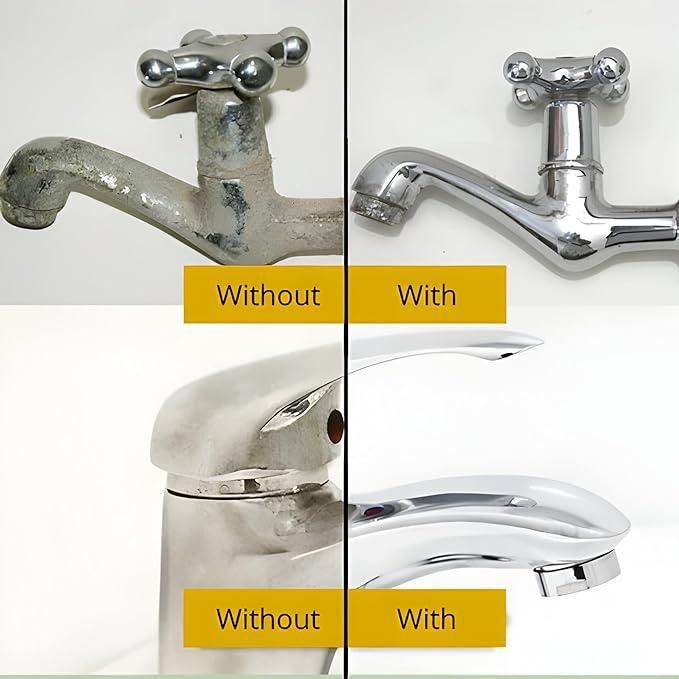 Spray for Bathroom Taps, Basins, Showers & Floor Tiles Stain Remover, 200ml (Pack of 2) cs2856-ri