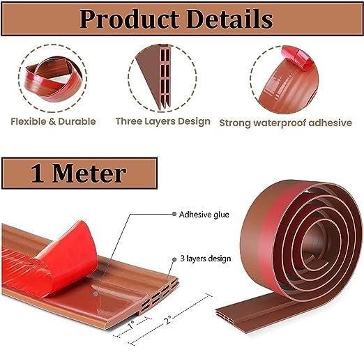 Self-Adhesive 1m Wood Floor Transition Strip Tape cs2856-ri