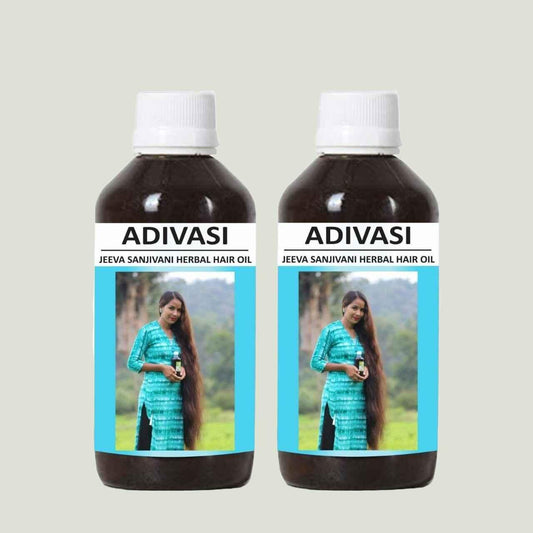 Adivasi Jeeva Sanjivani Herbal Hair Oil 125ml (Pack of 2) cs2856-ri