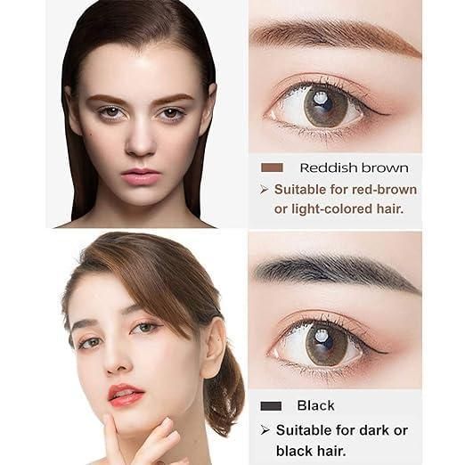 Waterproof 4 Points Microblading Eyebrow Pen with a Micro-Fork Tip Applicator (Pack of 2) cs2856-ri