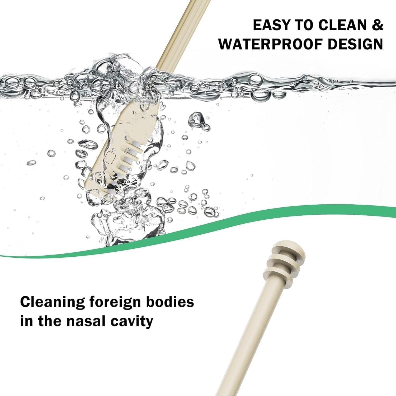 Nose Hair Cutter 360 Degree Rotating Manual Nose Hair Removal Tool Pack of 2 cs2856-ri