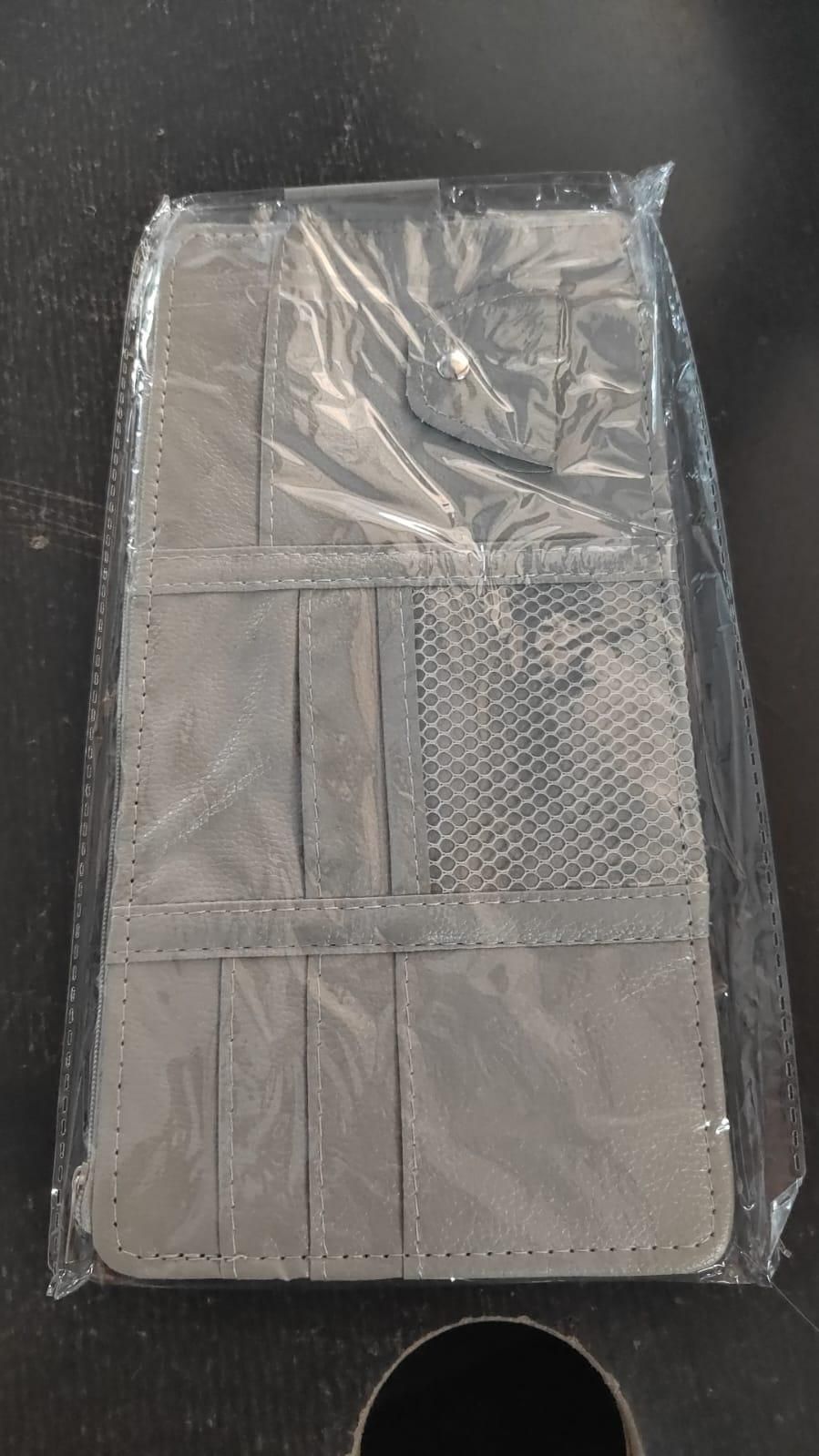 Car Styling Visor Organizer Auto Sun Visor Storage Pouch Car Organizer cs2856-ri