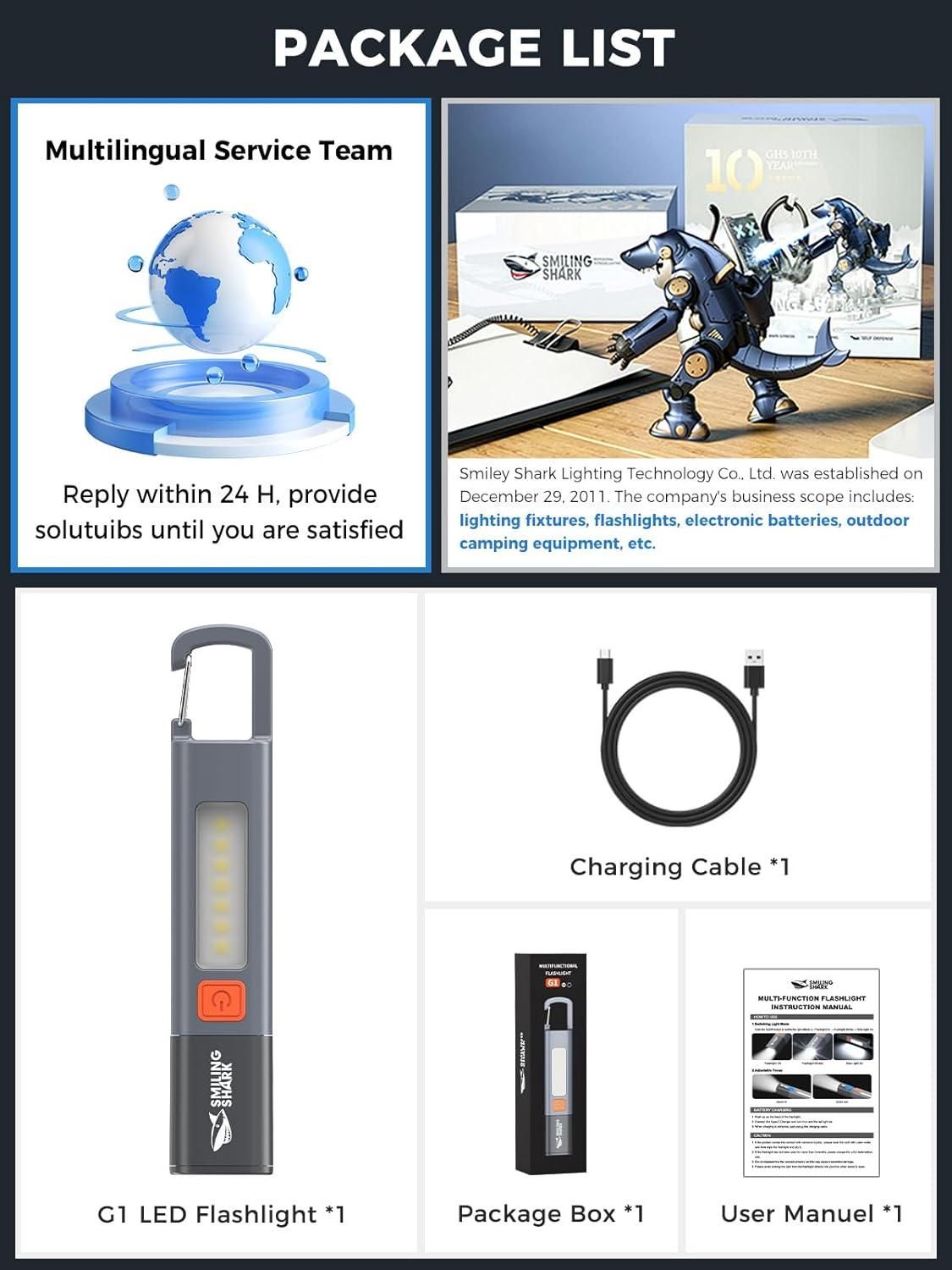 USB Charging Portable Outdoor EDC Torch - SAMRIDHI SMART STORESAMRIDHI SMART STORE