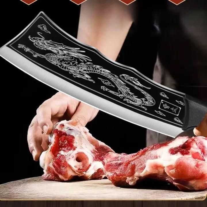 Dragon Chopping Knife Stainless Steel Blade cs2856-ri