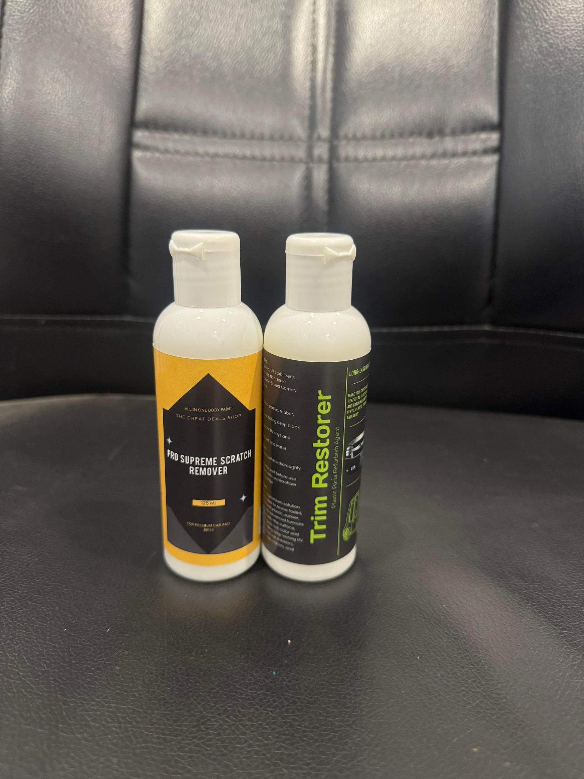 Pro Supreme Scratch Remover 125 ml and Trim Restorer 100 ml each Pack of 2 cs2856-ri