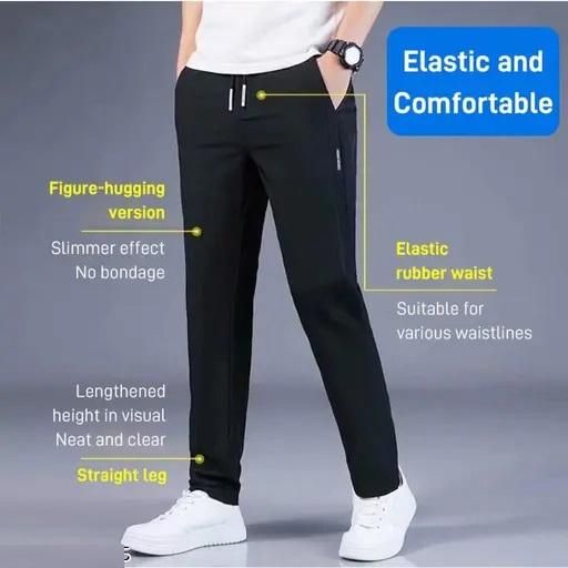 Combo of Men's NS Lycra Track Pants cs2856-ri