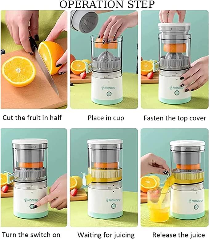 Electric Citrus Juicer : Ideal for juicing halved citrus fruits cs2856-ri