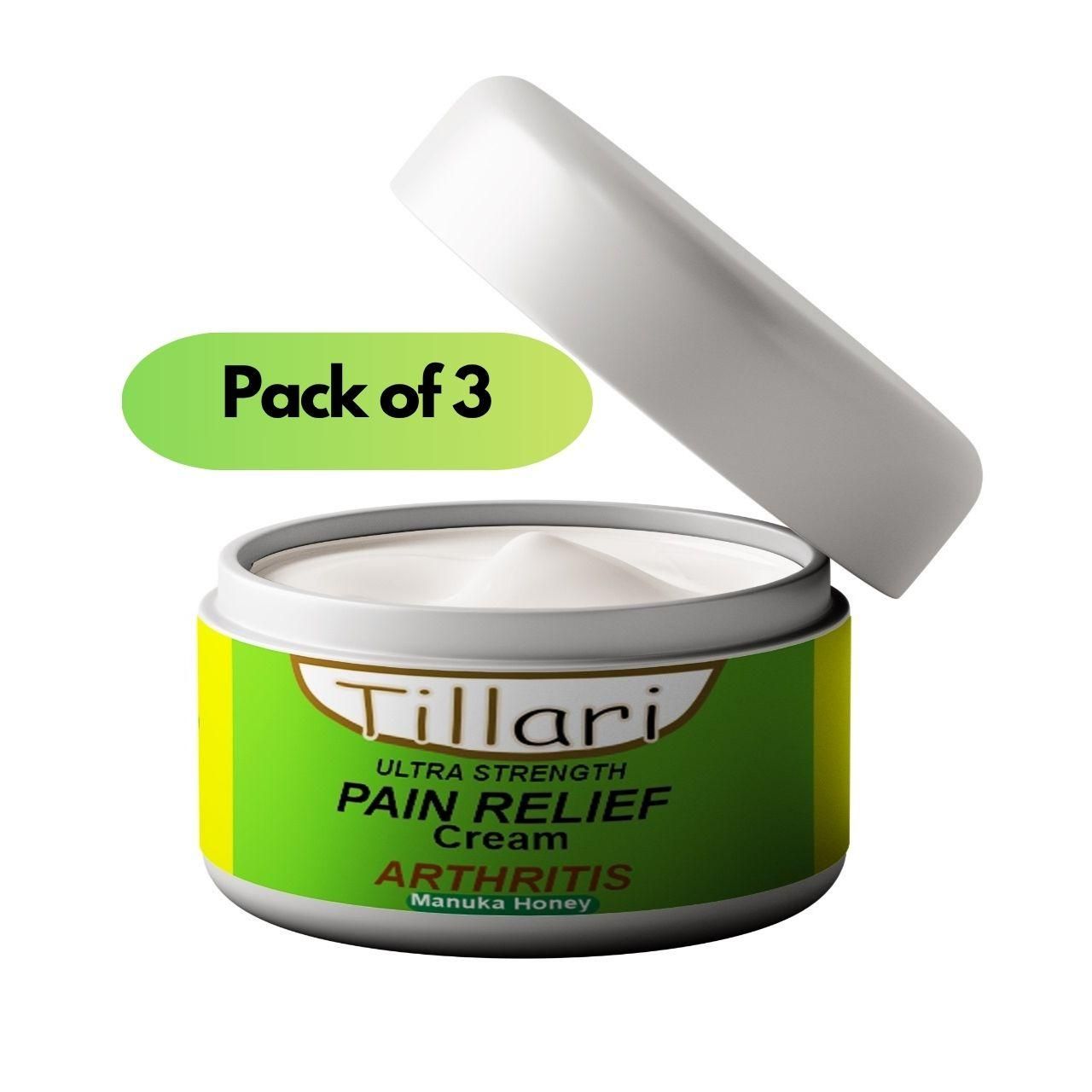 Bee Venom Ultra Strength Pain Relief Cream 100gram (Pack of 3) cs2856-ri