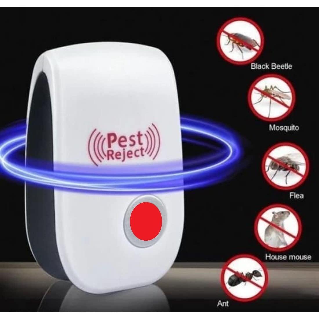 Ultrasonic Pest Repeller for Mosquito, Cockroaches, etc (Pack of 2) cs2856-ri