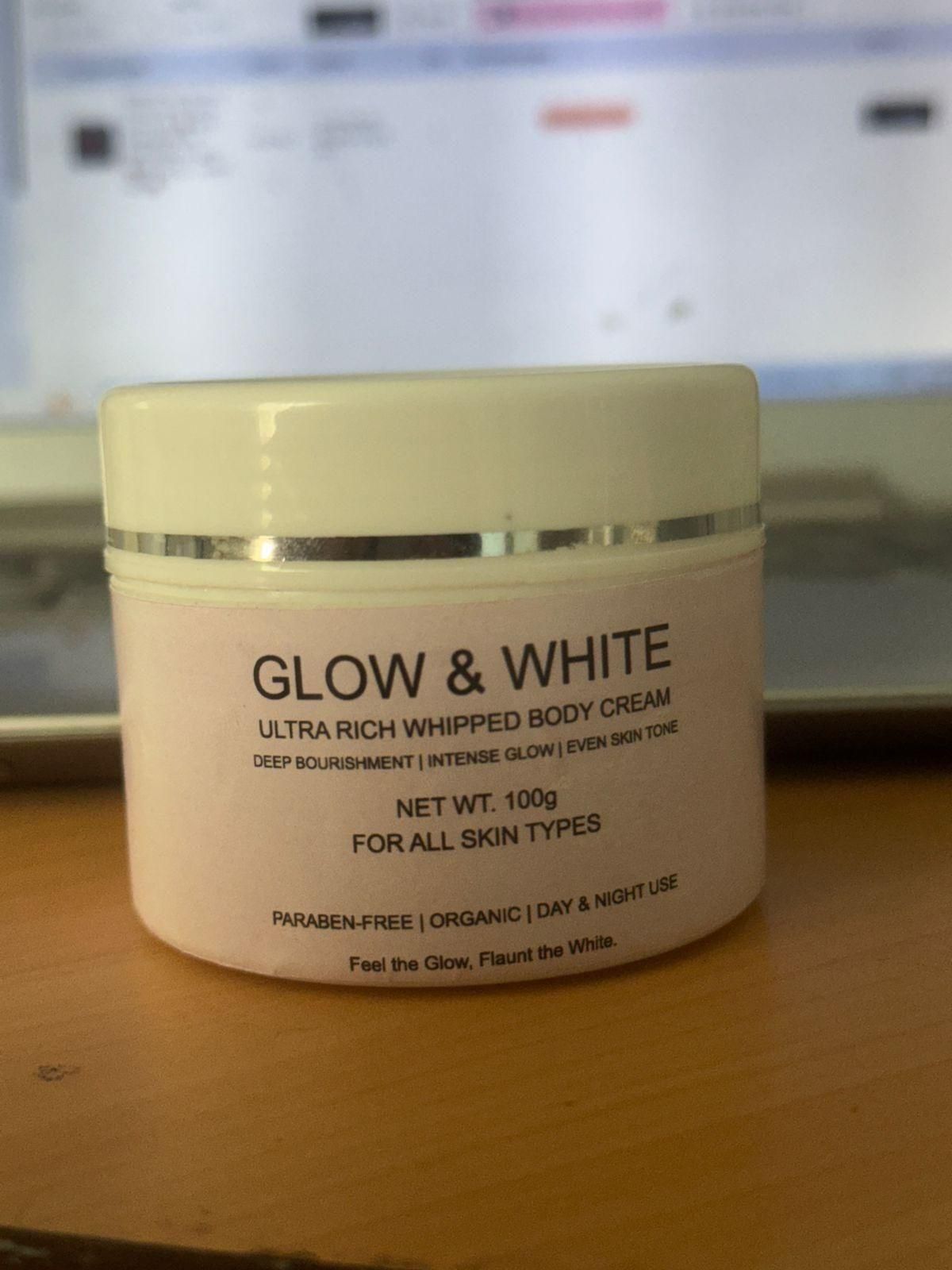 Glow & White Body Cream 100gm Each (Pack of 2) cs2856-ri