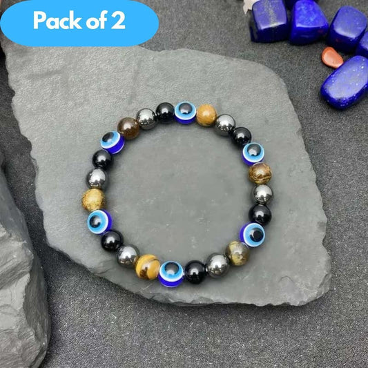 Devil's Eye Bohemian Bracelet Pack of 2 - SAMRIDHI SMART STORESAMRIDHI SMART STORE