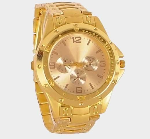 Men's Golden Stainless Steel Watches cs2856-ri