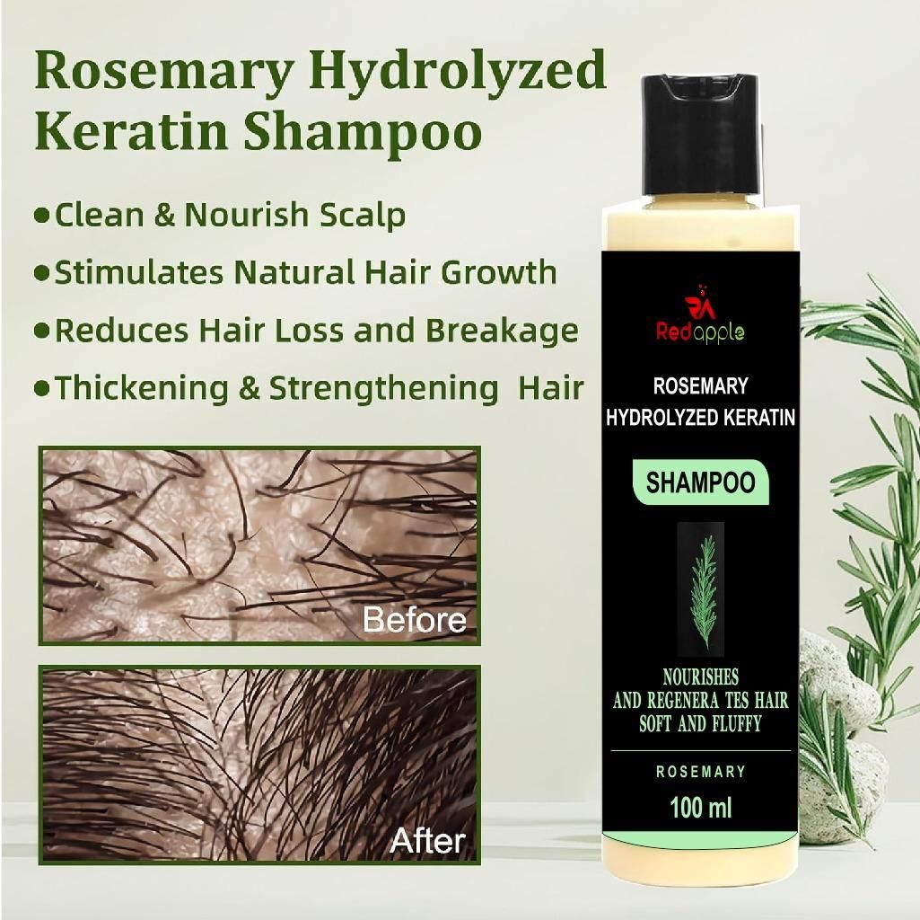 Rosemary Hydrolyzed Keratin Shampoo 100 ml Pack of 1 cs2856-ri