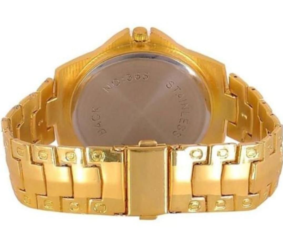 Men's Golden Stainless Steel Watches cs2856-ri
