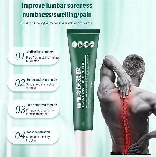 Lumbar Spine Cooling Gel 40g Pack of 2 cs2856-ri