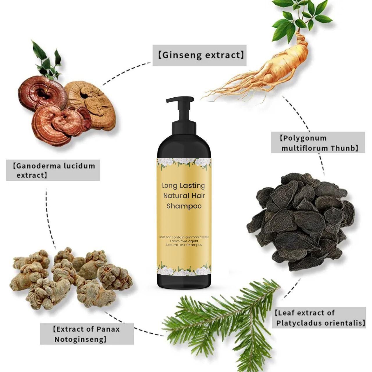 Long Lasting Natural Hair Dye Shampoo - 2 cs2856-ri