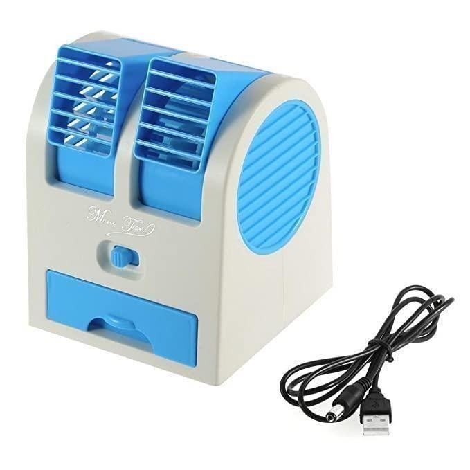 Mini Fan and Portable Dual Bladeless Air Conditioner cs2856-ri