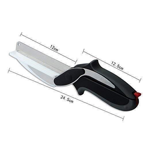 Clever Cutter - 2 in 1 Kitchen Knife / Cleaver Cutters cs2856-ri