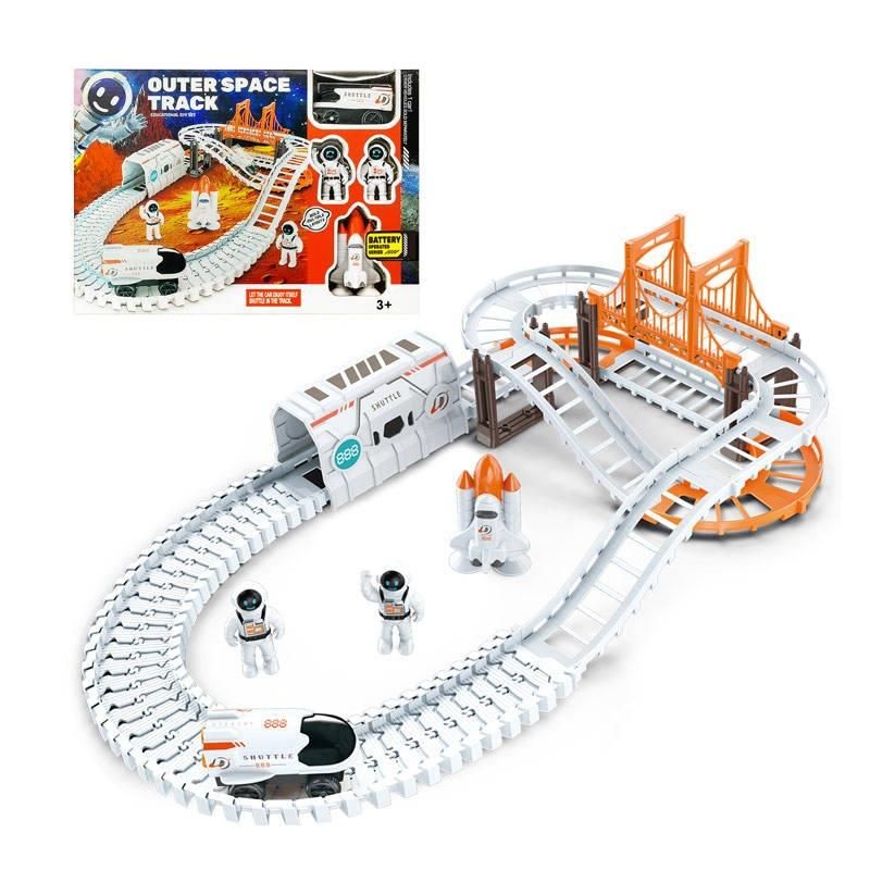 Astronaut Spaceship Track Set - Outer Space Toy Set for Kids - SAMRIDHI SMART STORESAMRIDHI SMART STORE